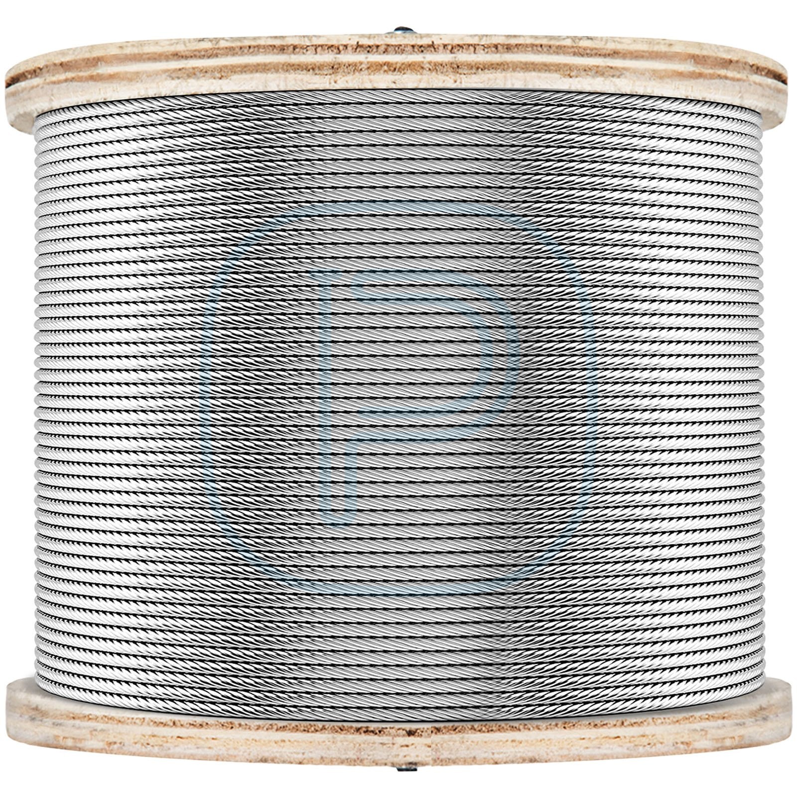 Touret 500M câble souple inox 316 7x7 4mm